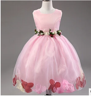 Gėlių mergaičių Suknelės Vestuvėms Mergaitės Inscenizacija Suknelės Bamblys Mergina Drabužių Princesė Kamuolys Suknelė suknelės vaikams tutu suknelė