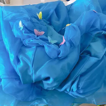 Hallowee Moterų 6 Layors Deluxed Pelenė Dress Blue Princess Išgalvotas Kostiumų Cindy Etape Burbulas suknelė Nėriniai Atgal