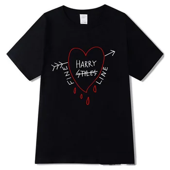 Harry Styles naują albumą BAUDOS LINIJOS, T-marškinėliai Vyrams, Moterims, T Marškiniai Mados trumpomis Rankovėmis Spausdinti 2020 Naujas Vasaros Mados Jersey Sportas