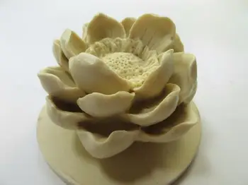 HC0022 3d Magnolija Pelėsių Gėlių Formos Muilo Formų gėlių, žvakių liejimo formos šokolado liejimo silikono Puokštė Gėlių Pelėsių Sodo liejimo formos