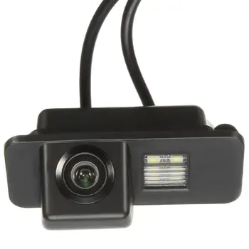 HD Automobilio Galinio vaizdo Kameros Vandeniui Auto LED Naktinio Matymo Plataus Kampo Atbuline Kamera, Tinka 12V Belaidžio Ekrano Automobilių L1