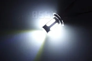 HotSale!!6PCS H7 7.5 W Šviesus Automobilių cob LED Priekiniai Žibintai Didelės Galios Rūko Lemputės veikia Lemputė 12V Balta