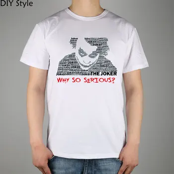 Iškrypėlių žudikas klounas asocialaus JOKER T-shirt 4809 Mados Prekės ženklo marškinėliai vyrams nauji aukštos kokybės 