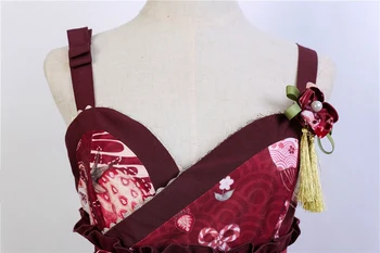 Japonijos Lolita Dress JSK Saldus Suspender Suknelės