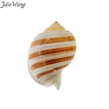 Julie Wang 1PC Gamtos Myli Sea Shell Papuošalai Ekrano Namų Puošybai Aksesuaras 3 Tipų Pasirinkti