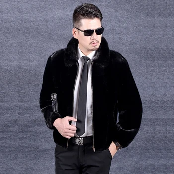 Kailio 2020 Kailio Audinės Žiemos Striukė Vyrams Nekilnojamojo Shearling Šiltas Outwear už Mens Drabužių Veste Homme DZ6208 YY227