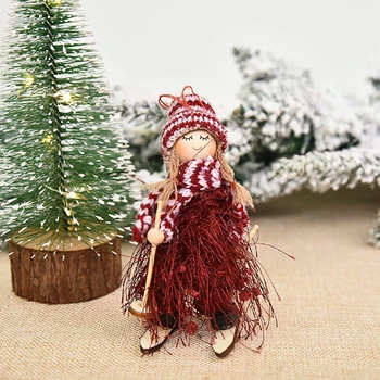 Kalėdų Angelas Medinės Lėlės Žaislas Kalėdų Eglutė Pakabukas Ornamentu Namų Puošybai