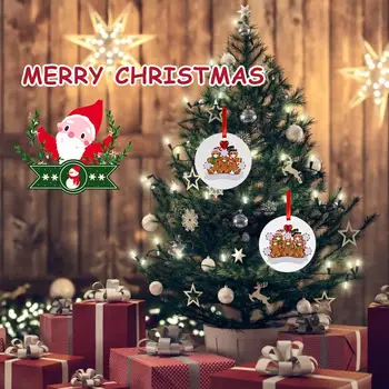 Karšto 2020 Karantino Kalėdų Medžio Apdaila Asmeninį Bear Šeimos Individualų Kalėdų Dekoravimo Poduct Kūrybos Rinkinys Dovanų