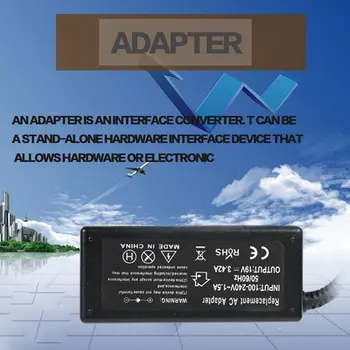 Karšto Naujas 65W 19V 3.42 A Adapteris Nešiojamas Maitinimo AC Adapteris, Įkroviklis ACER / Acer Didmeninės