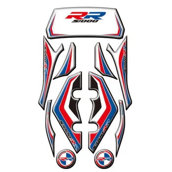 Karšto parduoti Motociklo Galinio Lauktuvės Numeris Valdybos 3D Gelis Raštas Lipdukas BMW 2012-2013 S1000RR S1000 RR
