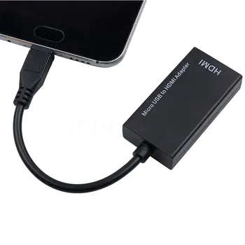 Kebidu Micro USB Į HDMI suderinamus 1080P HD Adapterio Kabelis, Mikro USB Įtaisas HDTV Adapterius, Skirtus Samsung Galaxy HUAWEI