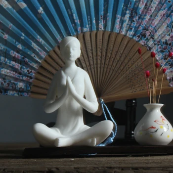 Keramikos jogas tarnaitė namo apdaila Paprasta meditacija Namų kambarį paslaptis biuro atidarymo Zen kabineto amatų Namų puošybai