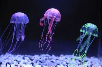 KIMI Žuvų Bakas Modeliavimas Liuminescencinės Medūzos Akvariumas Medūzų Kraštovaizdžio Priedai Spalvotų Neprivaloma Medūzos Papuošalai