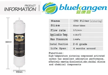 Korėja Sukepinimo Aktyvintos Anglies Filtras/Chloro valiklis filtro keitimas/Anglies filtras žvakė vandens iš čiaupo mašinos