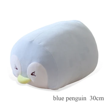 Kūrybinės animacijos cilindrų pagalvės ir kelionės pagalvę mielas lokys ir pingvinas Pliušinis žaislas, lėlė pagalvės miegoti ir kelionių pagalvė