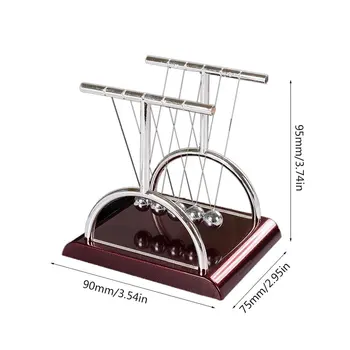 Kūrybos T-formos Newton Švytuoklės Kamuolys Lopšys Balanso Kamuoliai Fizikos Švytuoklės Biuro Stalas Apdailos Klasikinis Žaislas