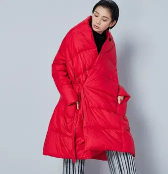 Laisvo Stiliaus Žemyn Žiemos Paltai Moterims 90% Ančių Pūkų Paltai Plus Size Žemyn Paltai