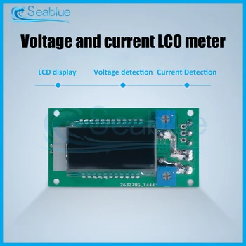 LCD Ekranas, Reguliuojama Įtampa Srovės Testeris Modulis DC 5-24V 10A Voltmeter Ammeter Volt Amp Aptikti Valdybos Automobilių Motociklas