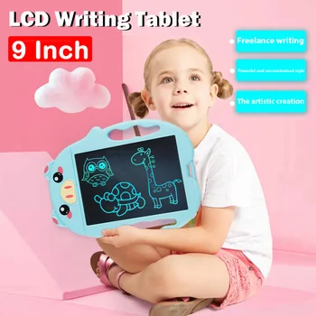 LCD Raštu Tabletė 9Inch Elektroninės Rašymo Doodle Lenta Piešimo Lenta 