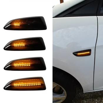 LED Dinaminis Šoninis Gabaritinis Žibintas Teka Posūkio Signalo Indikatorių Opel Astra J 2009-M. Astra K-2019 Vectra C 2011-2019