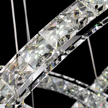 LED Kristalų Žiedas Šviestuvo Šviesos Modernios LED Ratas Šviestuvo Lempos / Apšvietimas / Šviesos Rungtynių Paruoštas Sandėlyje Namų Puošybai