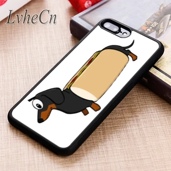 LvheCn Takso Hot Dog telefono Case cover For iPhone 5 6 6s 7 8 plus X XR XS max 11 12 Pro 