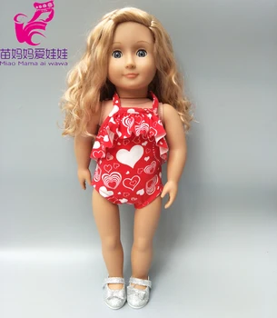 Lėlės drabužių 43cm baby doll princesė Mermaid dress 18 colių lėlės Undinė drabužiai