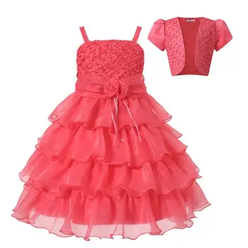 Madchen Kleid 2 STuCKE Kleid + Jacke Prinzessin Šalies Kinder Kostum Kūdikių Madchen Kleidung Hohe Qualitat Geburtstag Kinder YXX
