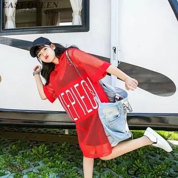 Mados hoodie suknelė vasarą moteris korėjos stiliaus drabužių moterų trumpomis rankovėmis hoodies atsitiktinis laisvi marškinėliai hoodies NN0719 HQ