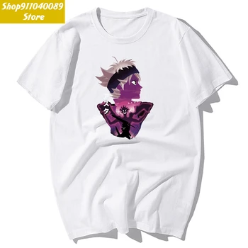 Mados Japonija, Anime, Juoda Dobilų Hip-Hop Spausdinti Tshirts 2020 Metų Vasaros Vyrų Medvilnės marškinėliai O-kaklo trumpomis Rankovėmis Viršūnes Priežastinis Tshirts
