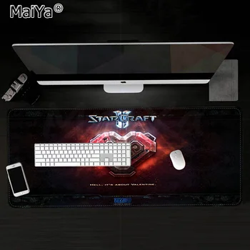 Maiya Starcraft 2 Komandos logotipą Guma Pelės Patvarus Darbalaukio Kilimėlis Speed/Control Versija Didelis Žaidimų Pelės Mygtukai