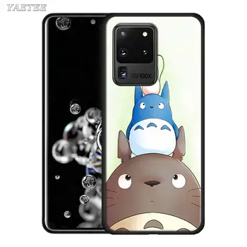 Mano Kaimynas Totoro Anime Telefono dėklas Samsung Galaxy S8 S9 S10 S20 Plus Pastaba 9 10 Plius A10 A20 A30 A40 A50 A70 A51 A71 Dangtis