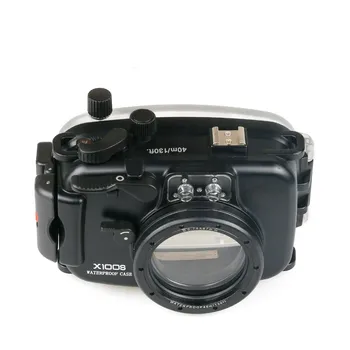 Meikon po vandeniu Vandeniui Korpusas Atveju Fotoaparatas Fuji Fujifilm X100S X100S Kamera Su Raudona Filtras 67mm