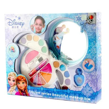 Merginos Princesė Kosmetikos Make Up Apsimesti Žaisti Disney Animacinių filmų, Pasakų Princesė Professional Make-up Box Žaislą Dovanų