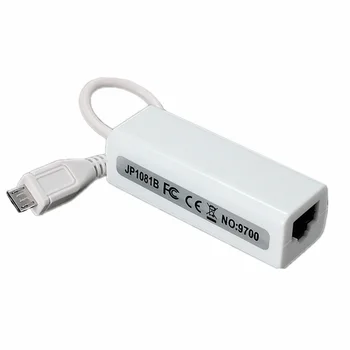 Micro USB 2.0 5P į RJ45 Tinklų Lan Ethernet Kabelis Adapteris Keitiklis Tablet PC ND998