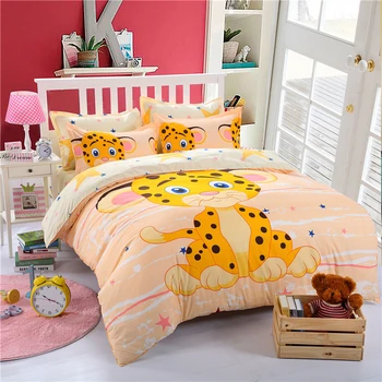 Mielas Animacinių filmų Stiliaus patalynės komplektas twin dydis antklode padengti vaikams miegamasis decora berniukai dvigulė lova nustatyti vieno karalienė, karalius lovatiesė