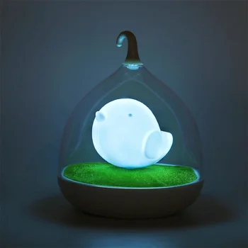 Mielas Birdcage Lempos Energijos Taupymo LED Įkraunamas Nakties Šviesos USB Įkrovimo Kūdikių Neusery Dekoras Miegamasis Dimeris ABS+PC