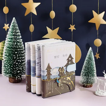 Mielas PU magnetinė sklendė, knygos kūrybos spalva puslapis įdegio vertus sąskaitą mokymosi knyga office literatūros notepad Kalėdų dovana