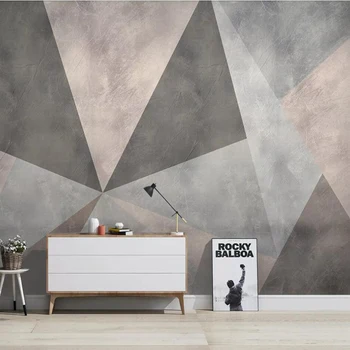 Milofi užsakymą 3D tapetai, freskos šiuolaikinės minimalistinė geometrinių fono sienos gyvenimo kambario, miegamasis apdailos dažymo tapetai