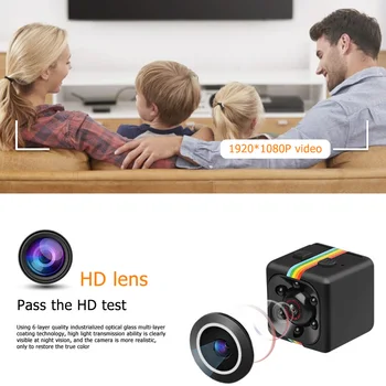 Mini Kamera Full HD 1080p vaizdo Kamera Judesio Jutiklis Naktinis Matymas Mikro Kamera, DVR Sporto DV Home Office Su USB flash drive