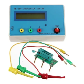MK-168 Tranzistorius Testeris Diodų Triode ESR RLC LCR Metrų PNP, NPN MOS