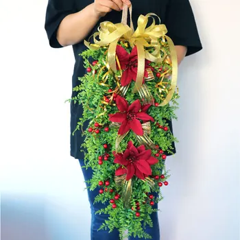 Modeliavimo Gėlių Durų Grobis Kabo Pakabukas Švenčių Prekės Šalis Festivalis Dekoro Patenka Arka, Durų Sienos Namuose Kalėdos Dekoras