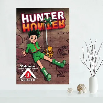 Modulinė HD Sienos Menas Šiaurės Drobės Spausdintos Tapybos Hunter X Hunter Plakatai Šiuolaikinės Animacijos Paveikslėlio, Namų Dekoro Berniukų Miegamasis