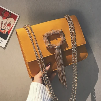 Moterų Dizaineris Rankinės 2020 Retro Mados Kokybės Matinis Odos Moterys maišelį Kutas Grandinės Petį Krepšys Crossbody krepšiai