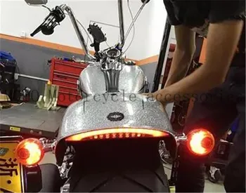 Motociklo Galinio Sparno Edge LED Stabdžio užpakalinis Žibintas Tinka Harley Breakout FXSB 2013-2017