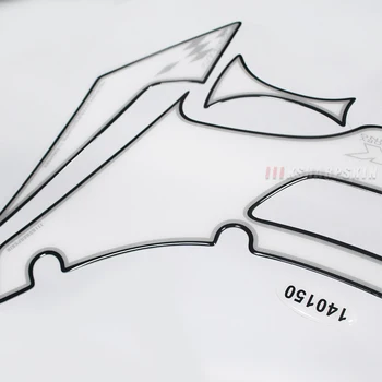 Motociklo Priekinio Lauktuvės Lipdukas 3D Gelis Raštas Numeris Valdybos moto lipdukai Kawasaki ZX7R 1996 - 2003 zx 7 r apsauga