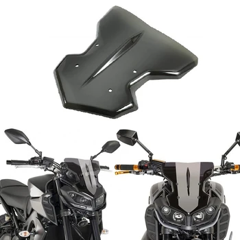 Motociklo Windsn prekinis, galinis Stiklo su Tvirtinimo Apkaba Tinka Yamaha MT-09 FZ-09 2017 2018 2019