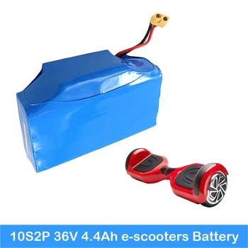 Motoroleris baterija 36v 4.4 ah baterija motoroleris 10S2P už Turmera 20pcs baterija viduje su PCB ličio baterija motoroleris