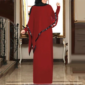 Musulmonų Abaja Suknelė Moterims Netikrą Dviejų Dalių Neteisėta Skara Maxi Kaftan Jilbab Prarasti Atsitiktinis Suknelės Oficialius Drabužius 2020 Naujas