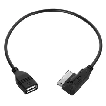 Muzikos Sąsaja AMI MMI AUX USB Adapterio Kabelis, skirtas Automobilių Audio AUDI A3 A4 A5 A6, Q5